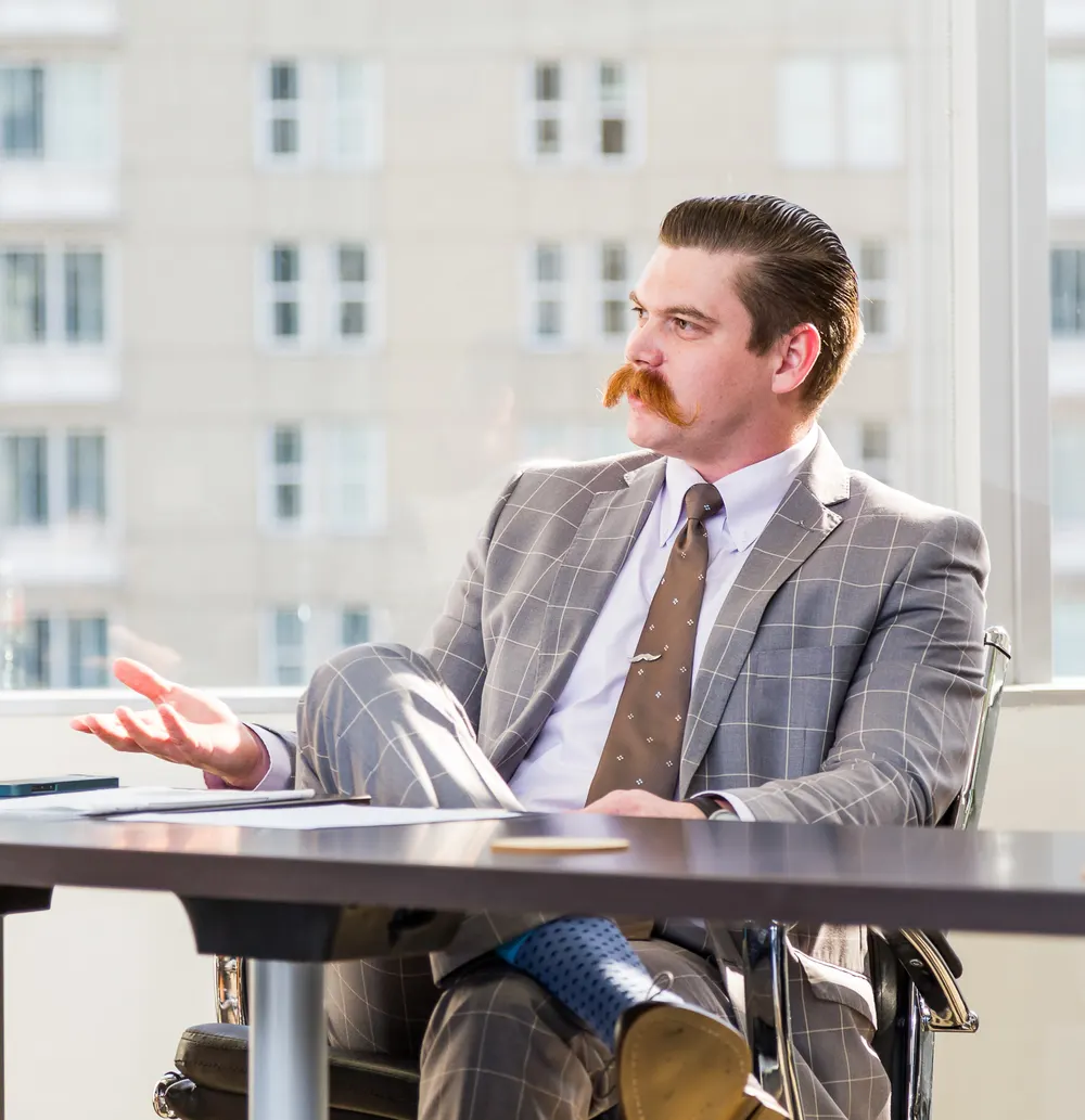 Attorney Anton Vialtsin in his San Diego office